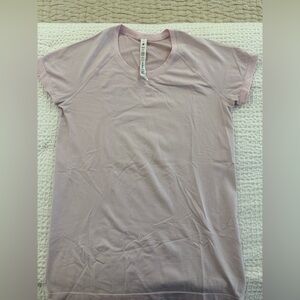 Lululemon Women's light Pink T-Shirt swiftly 10 lululemon